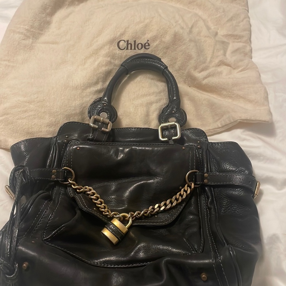 Authentic Chloe Paddington Tote includes dust bag.In gently used good condition